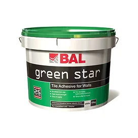 Professional adhesives for wall tiling projects.