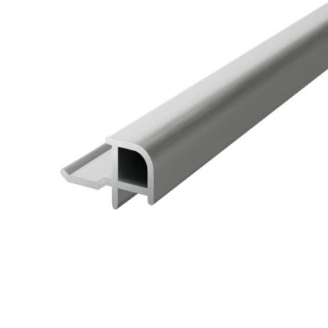 Aqua Wall Panel Inner Corner Trim Chrome Aluminium 2400x19x6mm